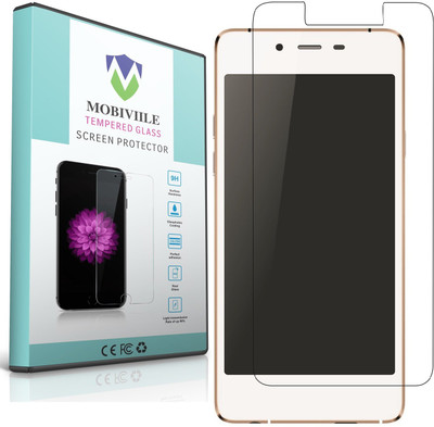 MOBIVIILE Tempered Glass Guard for Micromax Canvas Sliver 5 Q450(Pack of 1)
