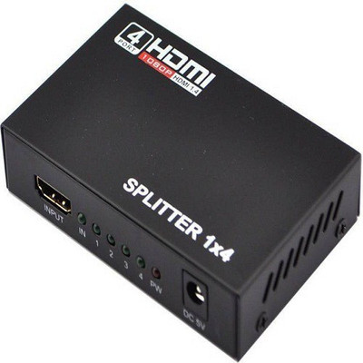 

VU4 1x4 HDMI Splitter Media Streaming Device(Black)