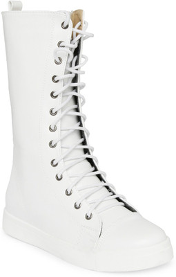 

Flat n Heels Boots For Women(White