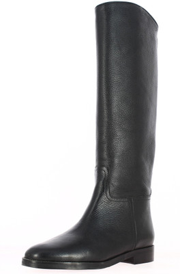 

Saint G Women Black Leather Long Boots For Women(Black