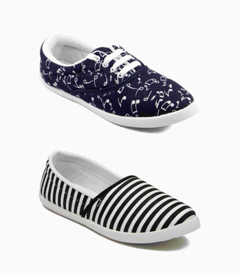

Asian women's combo Pack Of 2 Casuals Casuals For Women(Multicolor