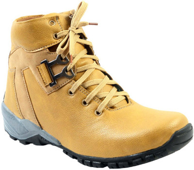 

Aadi MEN"S TAN CASUAL BOOTS Boots For Men(Tan, Grey