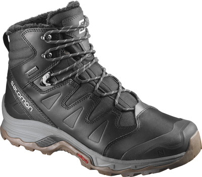 

Salomon Quest Winter Waterproof Hiking & Trekking Shoes For Men(Black, Grey
