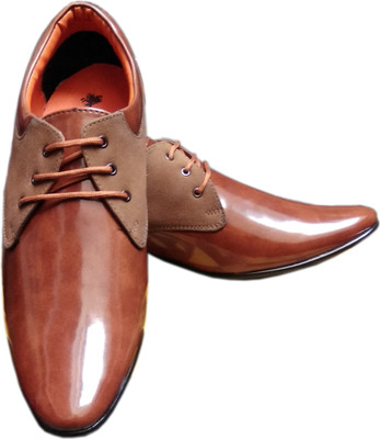 fundonyx Tan Shoes Derby For Men(Tan