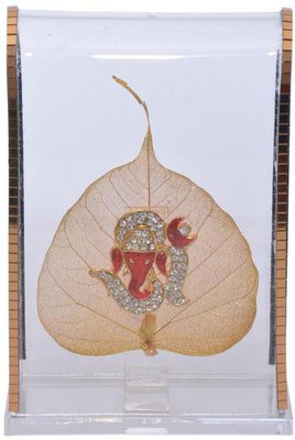 

Siri Creations Piple Ganesha With Box Decorative Showpiece - 12.9 cm(Plastic, Red)