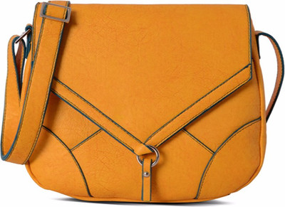 

Baggit Women Casual Yellow PU Sling Bag