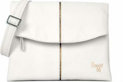 

Baggit Women Casual White PU Sling Bag