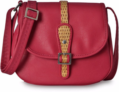 

Baggit Women Casual Pink PU Sling Bag