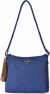 

Baggit Women Casual Blue PU Sling Bag