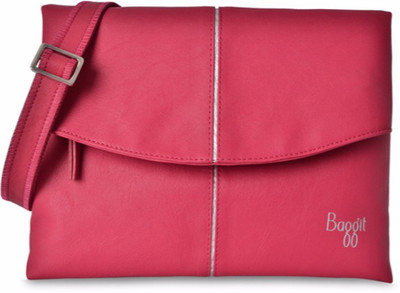 

Baggit Women Casual Pink PU Sling Bag