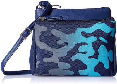 

Baggit Women Casual Blue Nylon Sling Bag