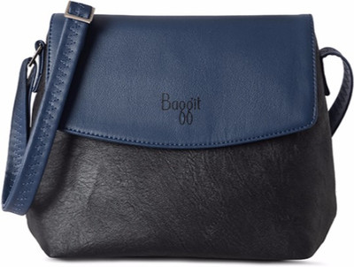 

Baggit Women Casual Black PU Sling Bag