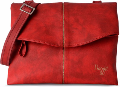 

Baggit Women Casual Red PU Sling Bag