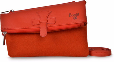 

Baggit Women Casual Orange Nylon Sling Bag