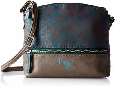 

Baggit Women Casual Blue PU Sling Bag