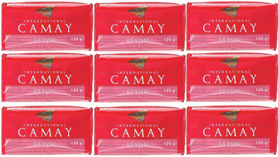 

Camay Classic Fragrance Soap(Set of 9)(125 g, Pack of 9)