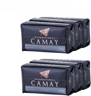 

Camay Chic Fragrance Soap(Set of 6)(125 g, Pack of 6)