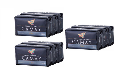 

Camay Chic Fragrance Soap(Set of 9)(125 g, Pack of 9)
