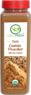 

Geo-Fresh Geo Fresh Organic Cumin powder 440g - USDA Certified(360)