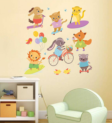 

WALLSTICK  Vinyl Sticker(Pack of 1, Multicolor