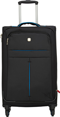 

Swiss Gear .5" SPINNER/BLACK/TURQUOISE Expandable Check-in Luggage -  inch(Black