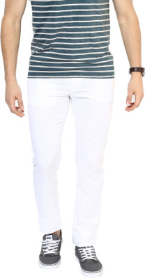 HalogenChinos Skinny Fit Men White Trousers