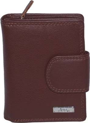 

AVES Fashion Women Casual Brown Genuine Leather Wallet(2 Card Slots)