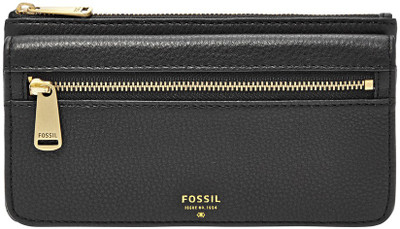 

Fossil Women Black Genuine Leather Wallet(7 Card Slots)
