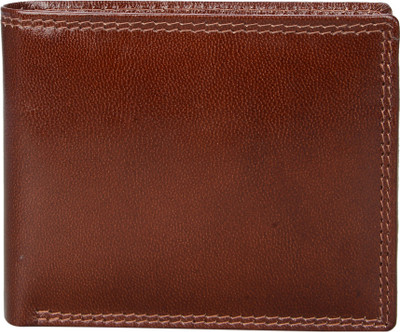 

LEATHERSTILE Men Tan Genuine Leather Wallet(6 Card Slots)