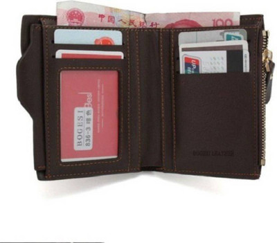 

choice365 Boys Brown Artificial Leather Wallet(11 Card Slots)