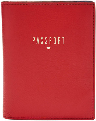 

Fossil Women Red Genuine Leather Document Holder, Crimson