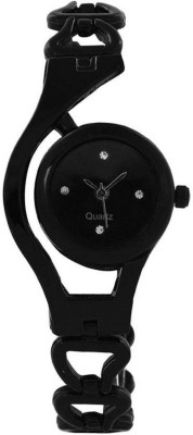 PEPPER STYLE Full Black Wrist Analogue Watch Girls Or Womens Style 033 Watch  - For Girls   Watches  (PEPPER STYLE)