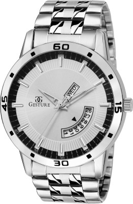 Gesture 95- WH- BK- DD- CH Day And Date Watch  - For Men   Watches  (Gesture)