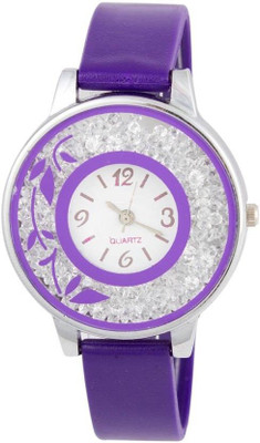 View Infinity Enterprise purple classic fancy diamond Watch  - For Girls Wrist Watches Price Online(Infinity Enterprise)