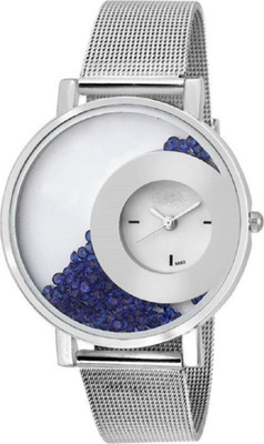 View PMAX MXRE Sefar chain Blue Movable Diamond Designer Watch Watch  - For Women Wrist Watches Price Online(PMAX)