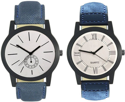 

Naksh Fashion FOX-M-411-420 Designer Stylish Watch combo With Fancy Dial And Belt Watch - For Men