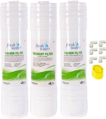 

Toyam Pure Ro Inline With Two Carbon One Sediment With Fittings And Teflon Tape For All Ro Water Purifiers Solid Filter Cartridge (0.5, Pack of 10) Solid Filter Cartridge(0.5, Pack of 3)