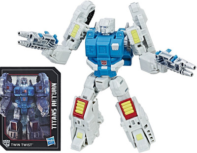 

Hasbro Transformers Generations Titans Return Deluxe Twin Twist and Flameout(Multicolor)
