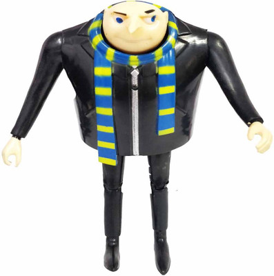 Emob Yellow and Blue Cartoon Character Action Figure with H2O Shooter with Light, Sound and Battery Operating Feature(Yellow, Blue)