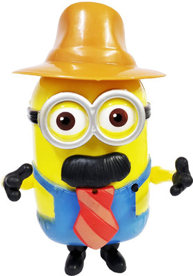 

Emob Yellow and Blue Cartoon Character Action Figure Toy with Light and Sound and Battery Operating Feature(Yellow, Blue)