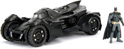 

Jada Toys Metals Die Cast 1:24 Vehicle 2015 Arkham Knight Batmobile with Batman Figure(Black)