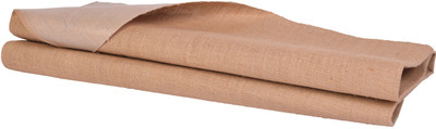 

Vardhman Laminated Jute Cloth color Light brown, size 39" x 48" ,used in bags making ,decor, wedding, craft projects ,dresses ,decorations, etc fast color