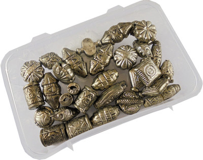 

estore antique silver handcrafted handicraft export quality metal beads for jewellery making art and craft diy project kit