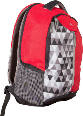 

Fly SPORT 5 L Laptop Backpack(Multicolor), Grey and red