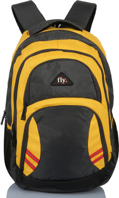 

Fly UTILITY 6 L Laptop Backpack(Multicolor), Yellow and grey