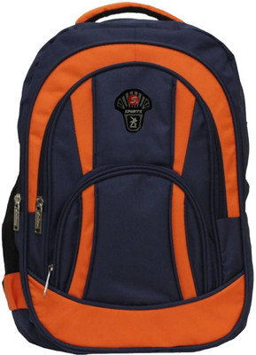 

MoveOn Orange and Black 25 L Laptop Backpack(Black, Orange)