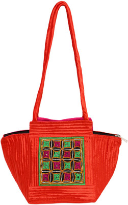 

INDICRAFTS STUDIO CHANCHAL Shoulder Bag(Red, 10 L)