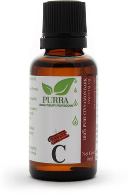 

Purra Cinnamon Bark Oil-100 % Pure , Natural & Undiluted-30 ML(30 ml)
