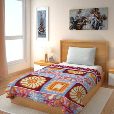 

IWS Plain  Blanket(Polyester, Multicolor