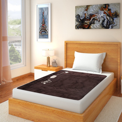 

Home Elite Plain  Electric Blanket(Polyester, Brown